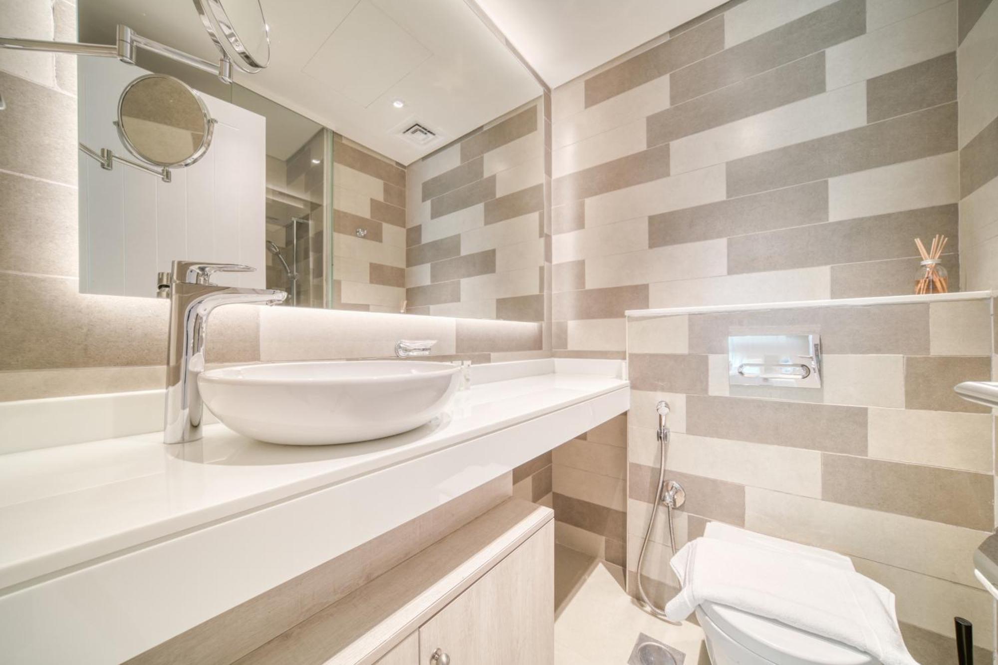 Seven Palm, Palm Jumeirah - Mint Stay Dubai Bagian luar foto